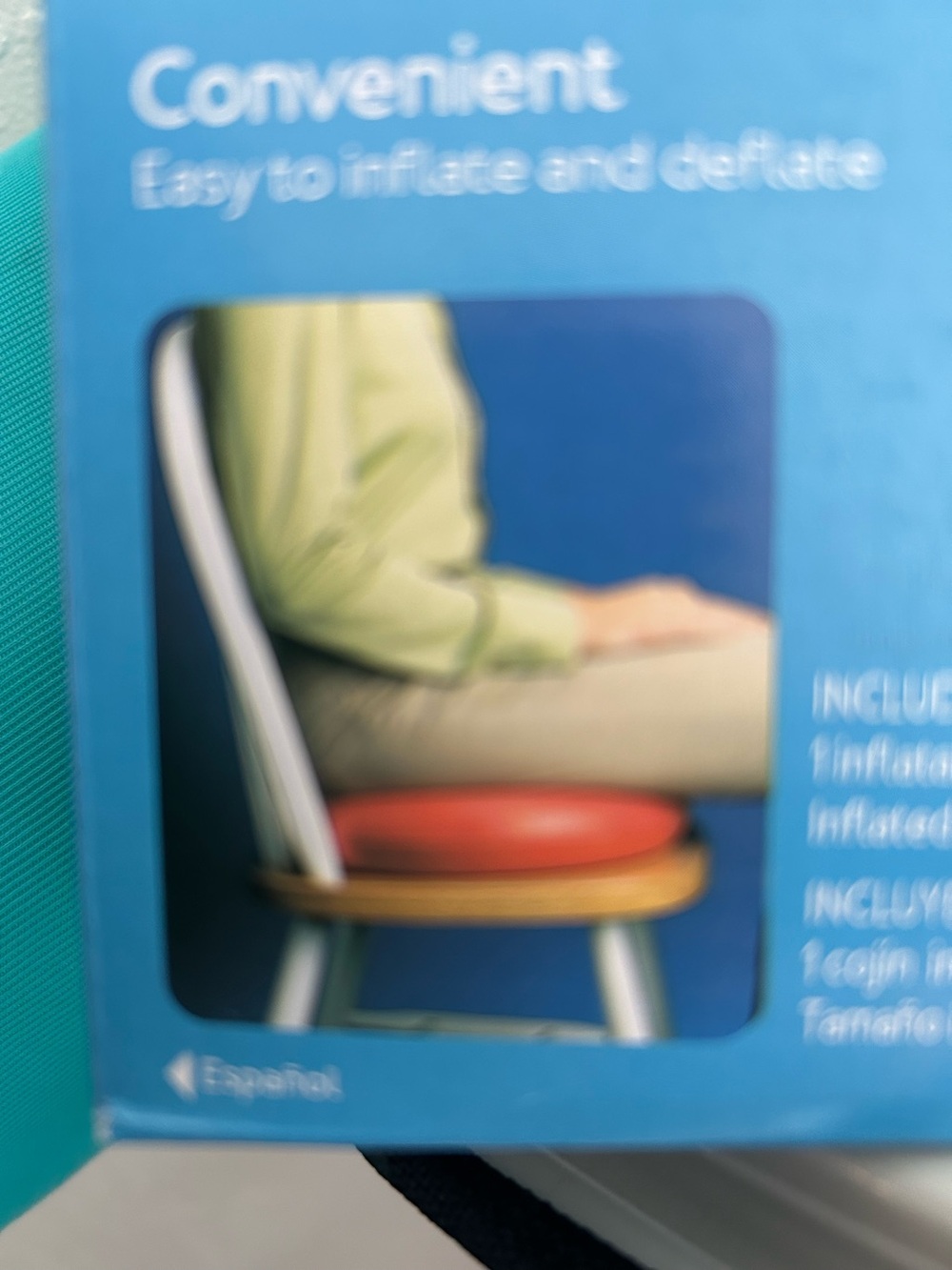 Inflatable Red Seat Cushion for Home Parties - Portable Comfort
